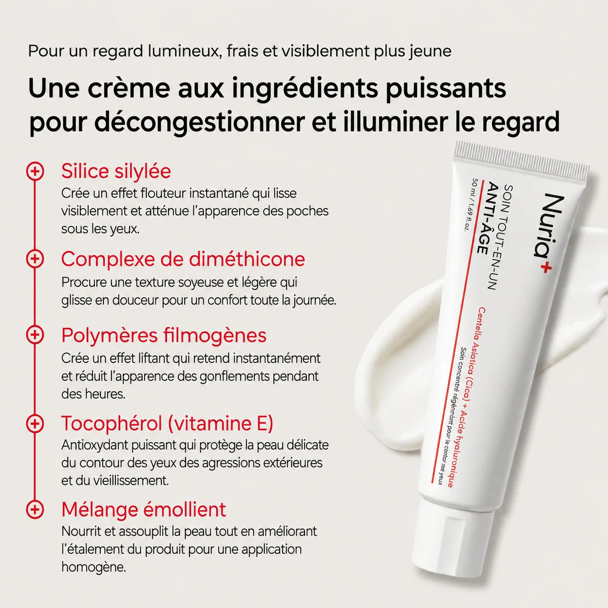 Crème anti-âge Nuria™ (Tout-en-un)